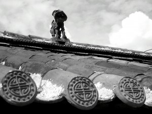 Кошки на крышах Лидзяня
